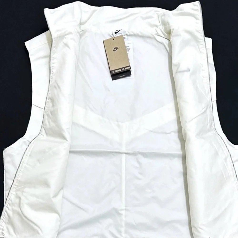 Nike Windrunner Shine Vest Zippered Pockets HV2472-133 Women's Size M - NWT - Picture 3 of 7